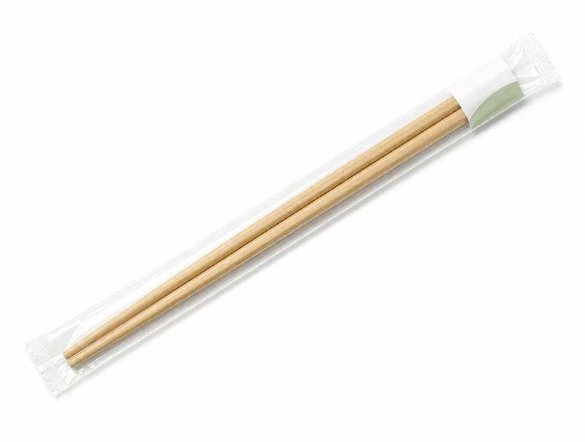 透明膜包圆竹筷